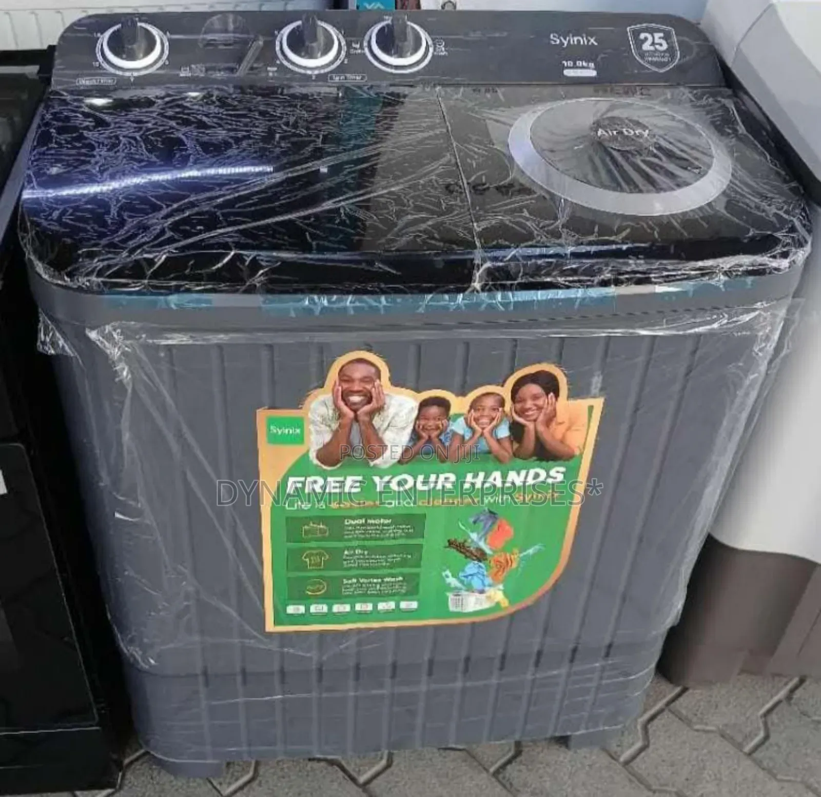 Syinix 10kgs Top Load Twin Tub Washing Machine