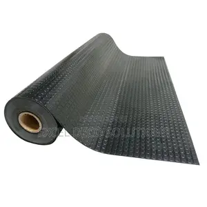 Coin Pattern Rubber Mat For Garage, Lift And Corridor Flooring Use