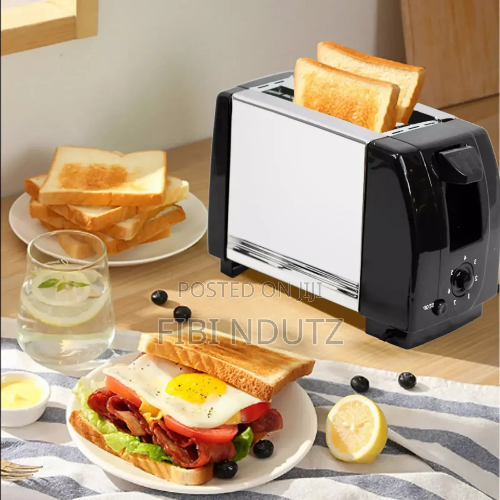 Sokany Pop Up Bread Toaster 2slice/Bread Toaster