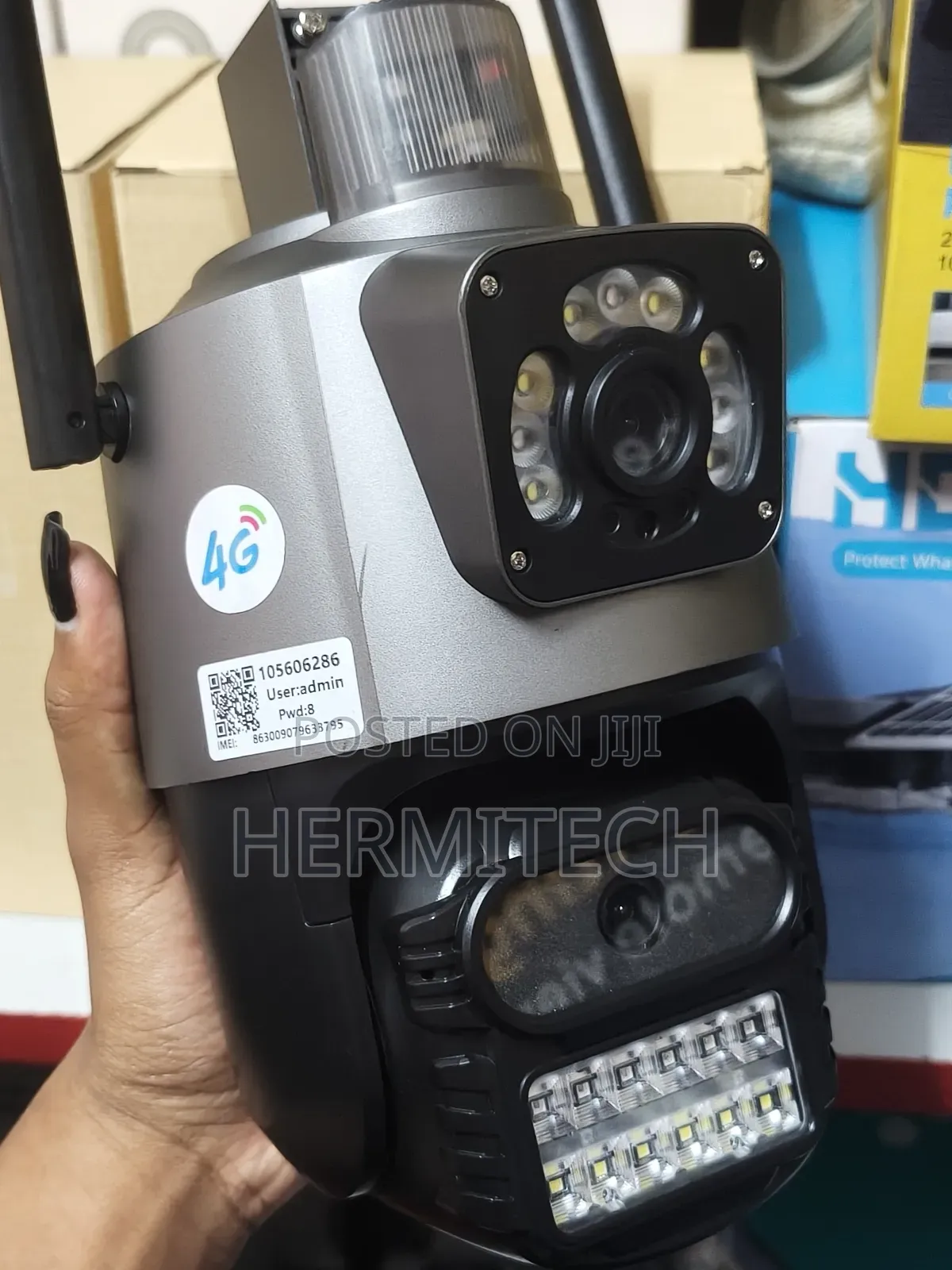 Light Weight Dual Lens 4g Electric Ethernet Cable V380 Pro