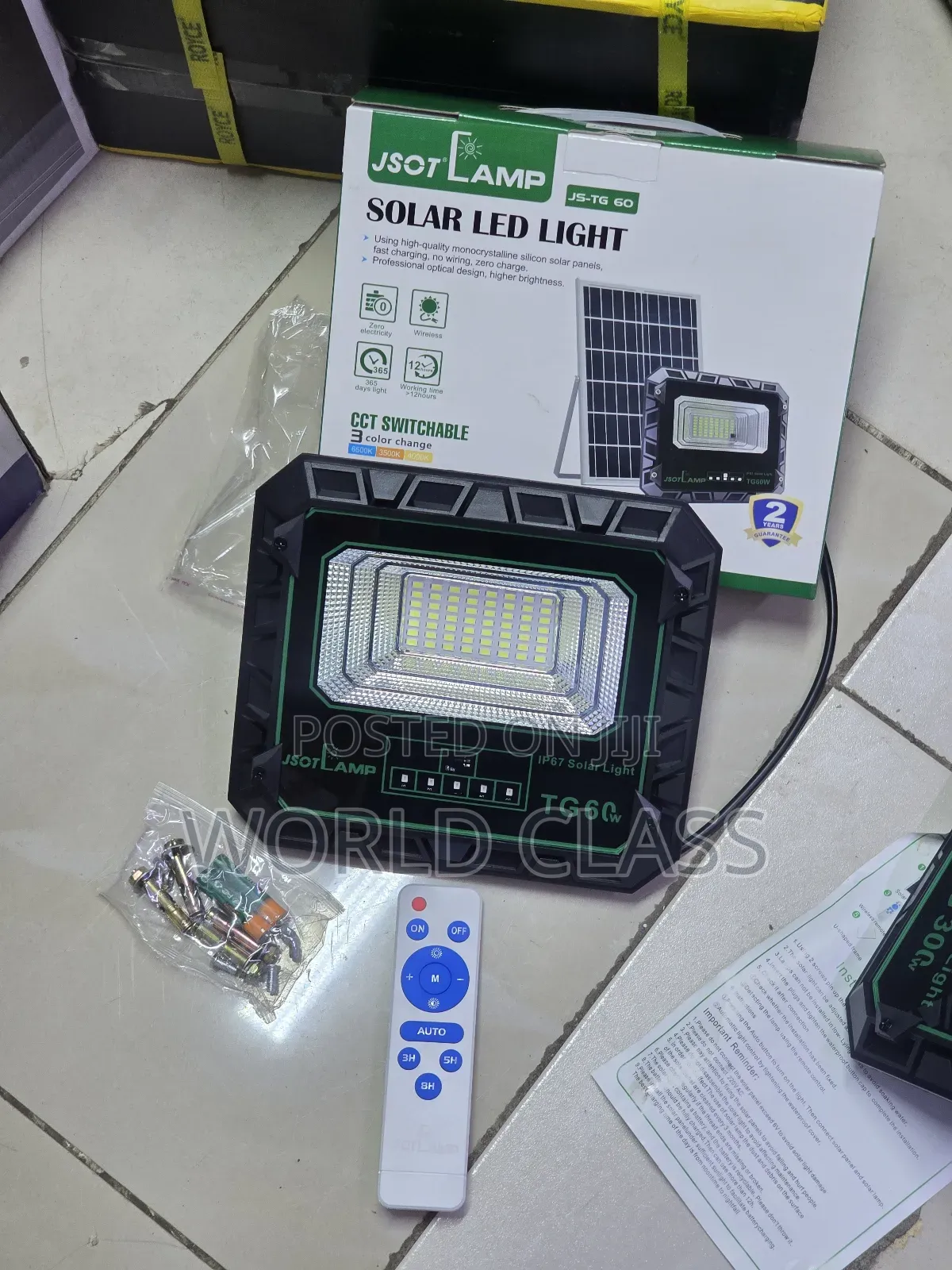 60w Solar Flood Light Jsot