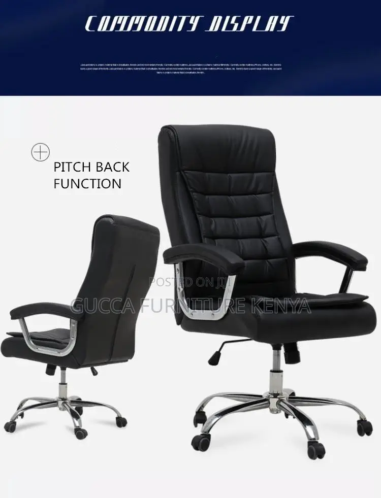 Swivel Executive Leather Boss Desk Chair