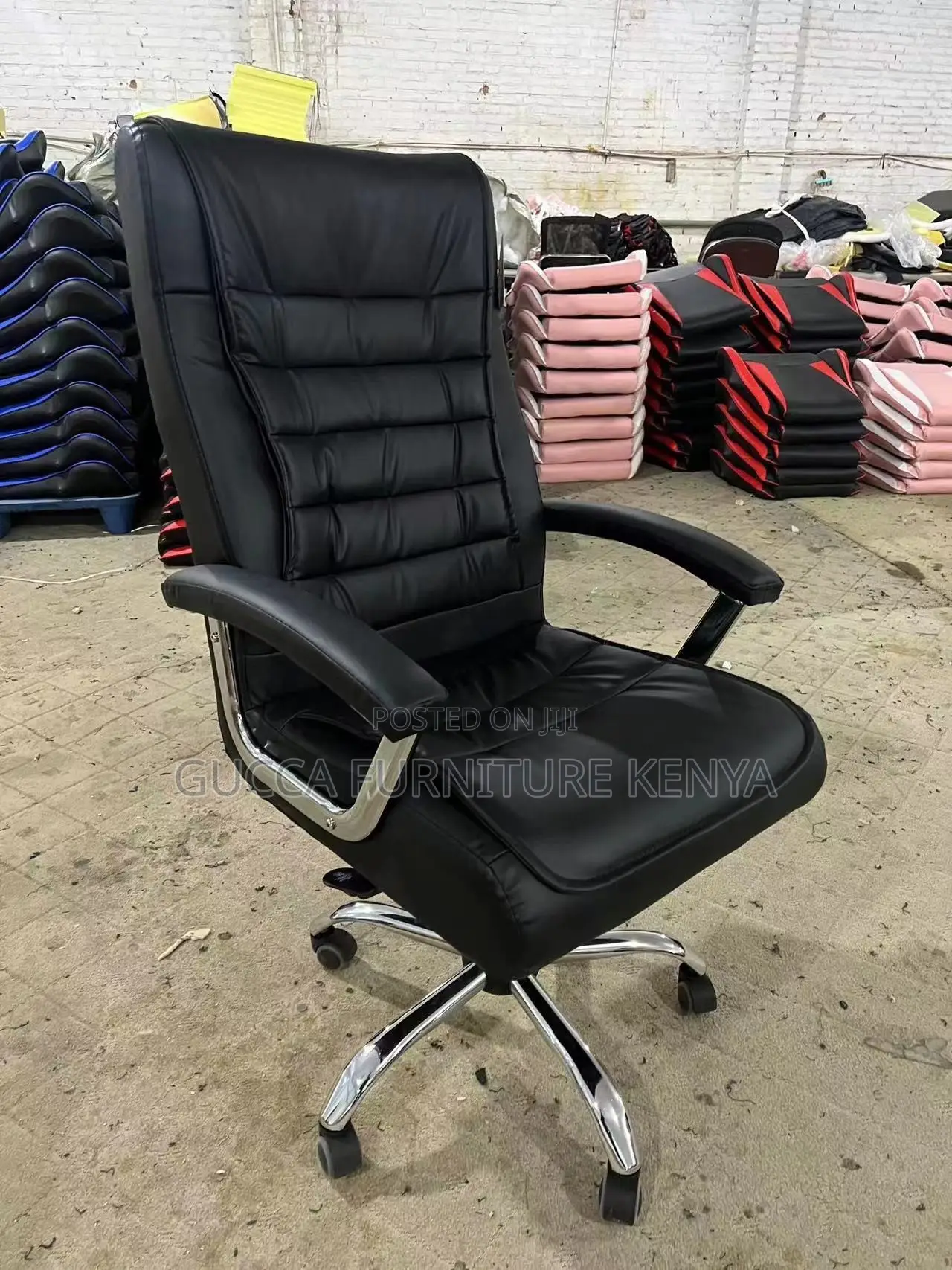 Swivel Executive Leather Boss Desk Chair