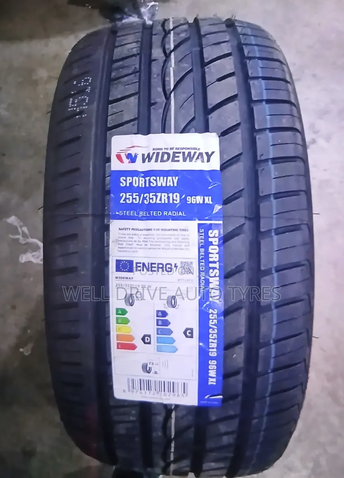 255/35zr19 Wideway Tires