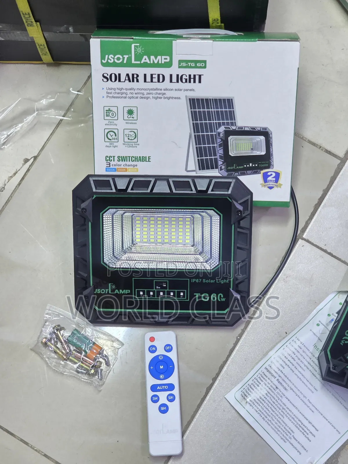 60w Solar Jsot Flood Light
