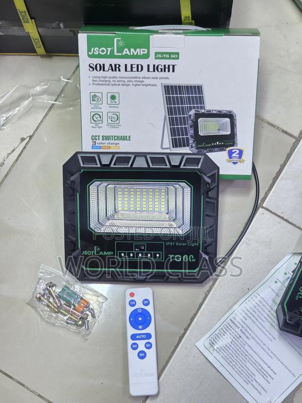 60w Solar Jsot Flood Light - main view