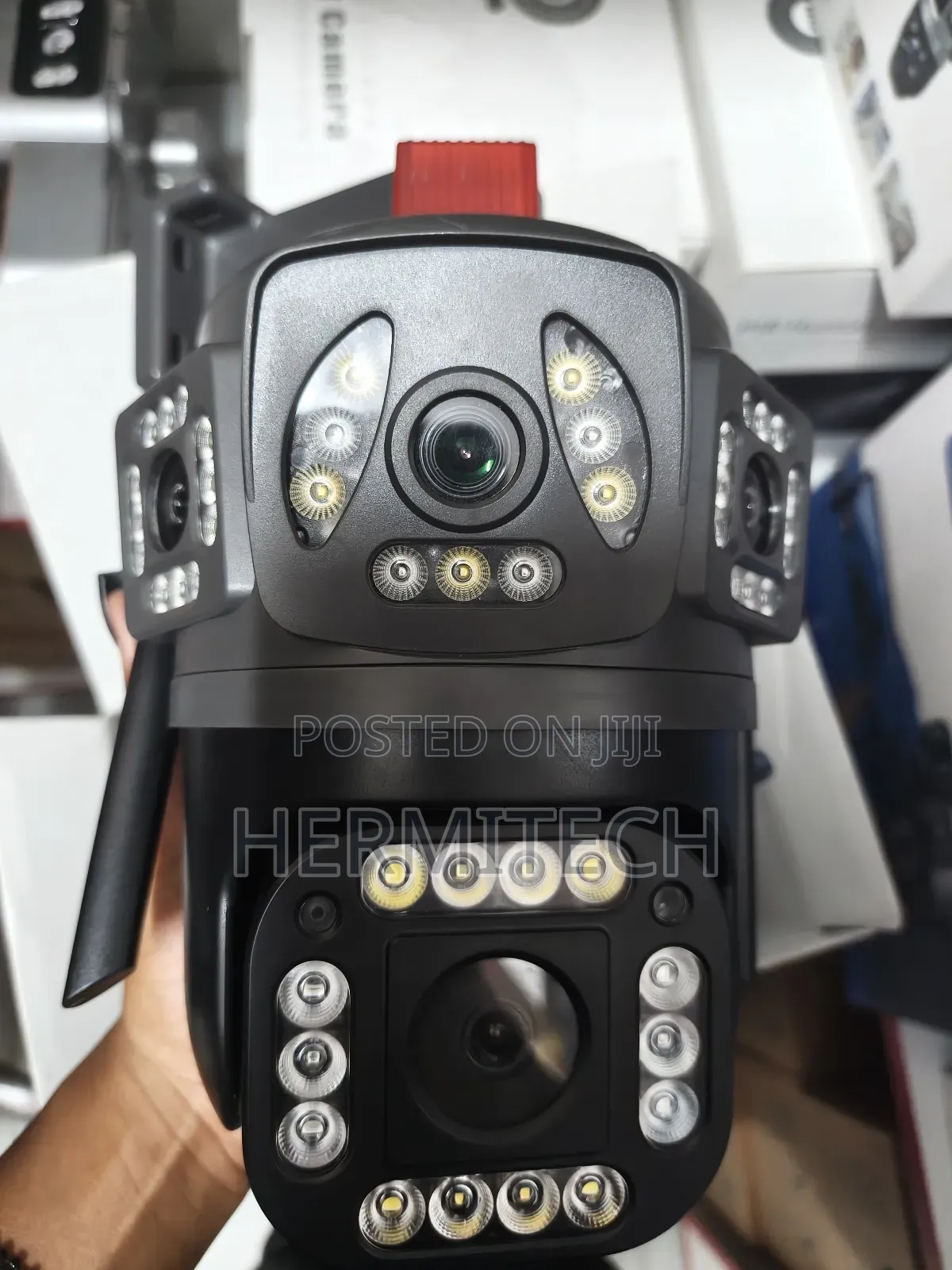 Dual Lens Siren Two Antennae Lighting for Night Vision Durable