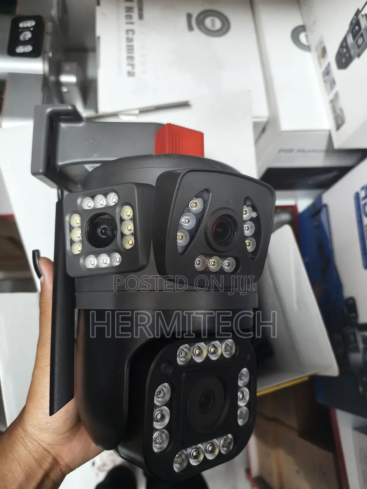 Dual Lens Siren Two Antennae Lighting for Night Vision Durable