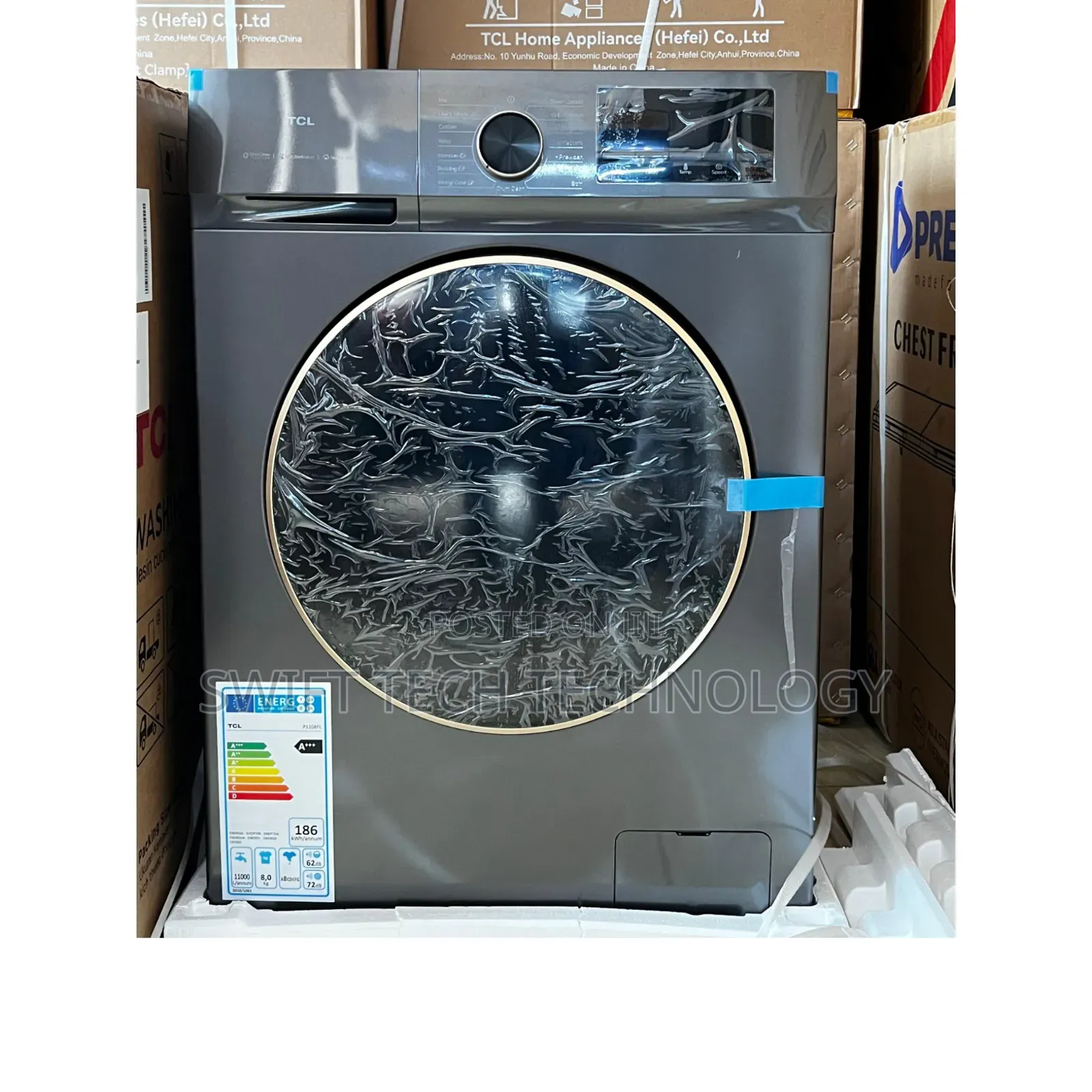 TCL 8kg Washing Machine Front Load Wash N Spin