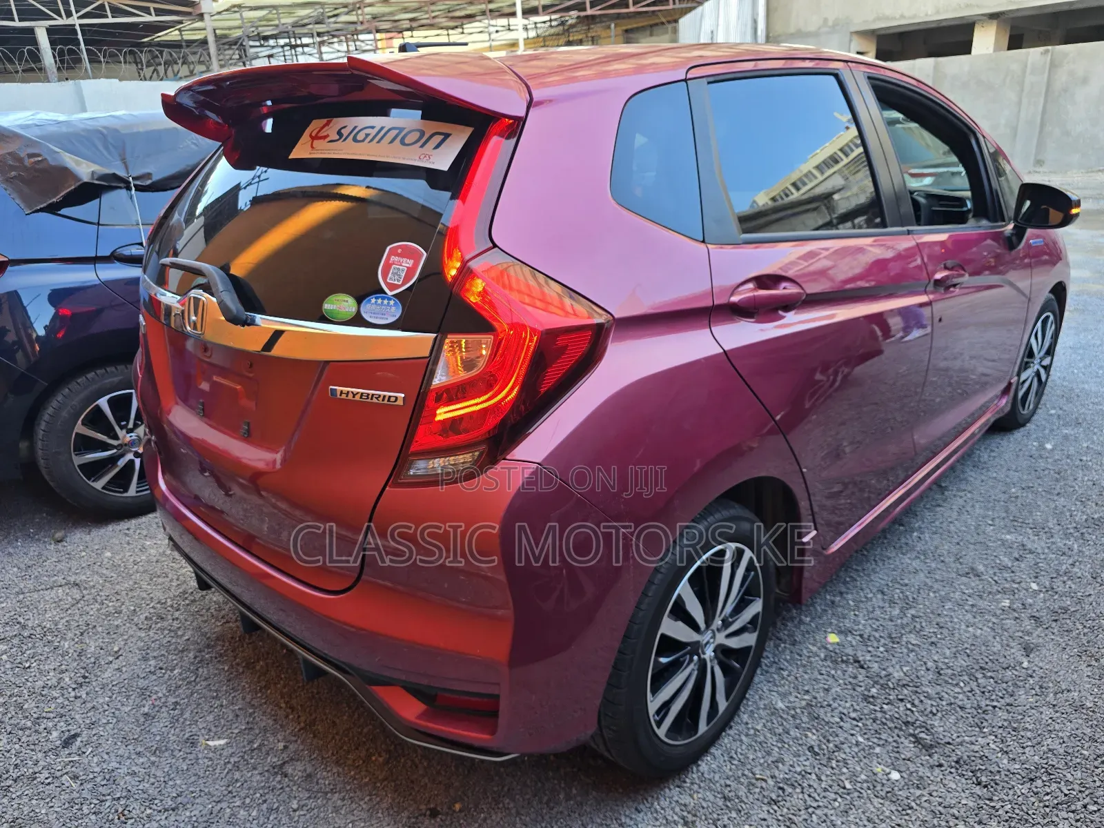 Honda Fit Sport 2019 Burgundy