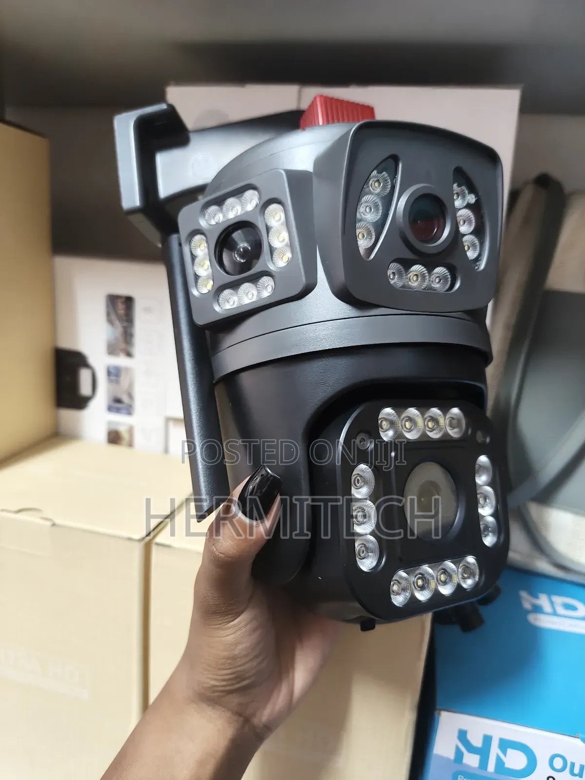 1 PTZ Dual Lens Two Screens 4g Ethernet Cable