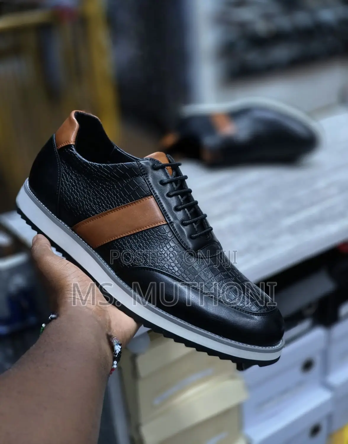 Berluti Checked Casual Derby Shoes Size 40-45