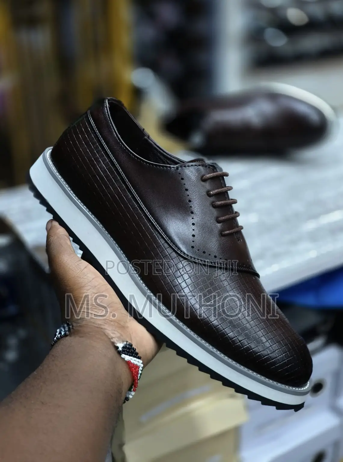 Berluti Checked Casual Derby Shoes Size 40-45