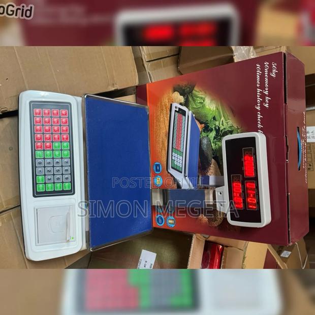 New Arrivals Maximum Weight 50 KGS 40 Memory Receipt Scale