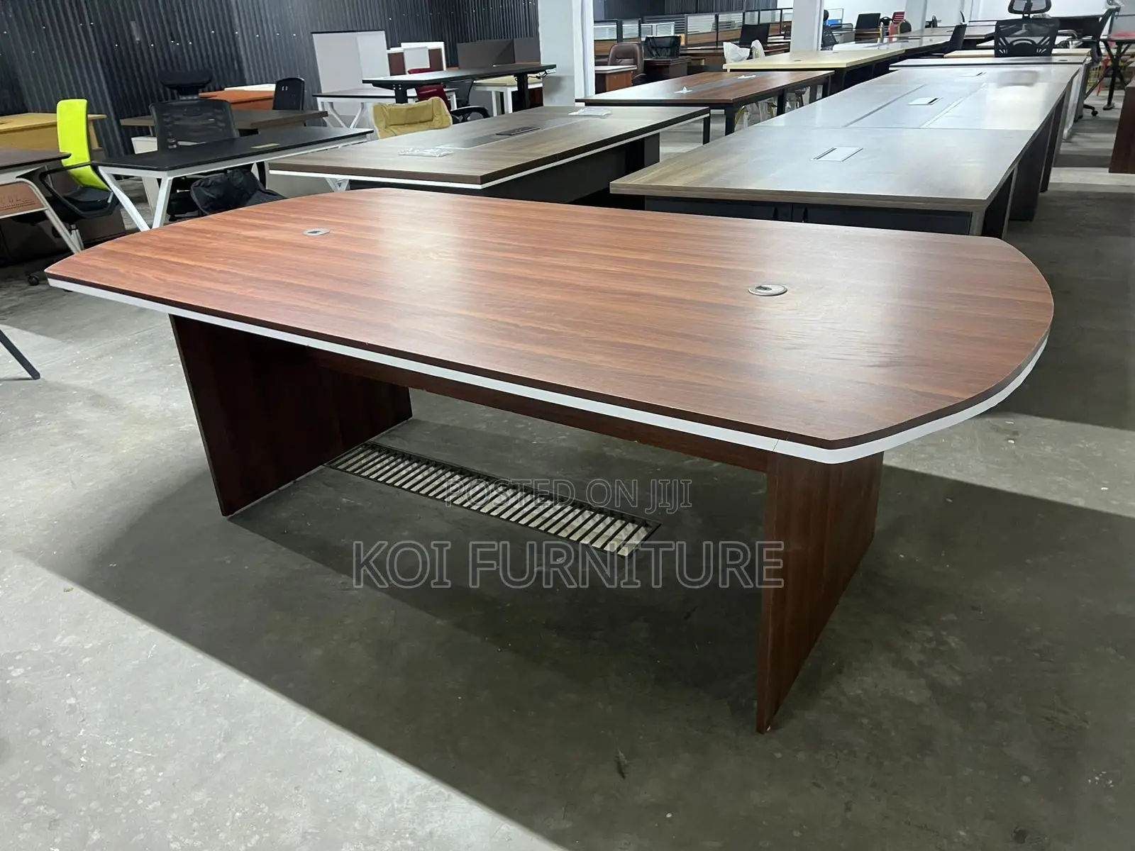Office Table : 3m Wooden Boardroom Conference Table