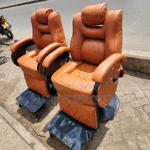 Barber Chairs Brown and Black