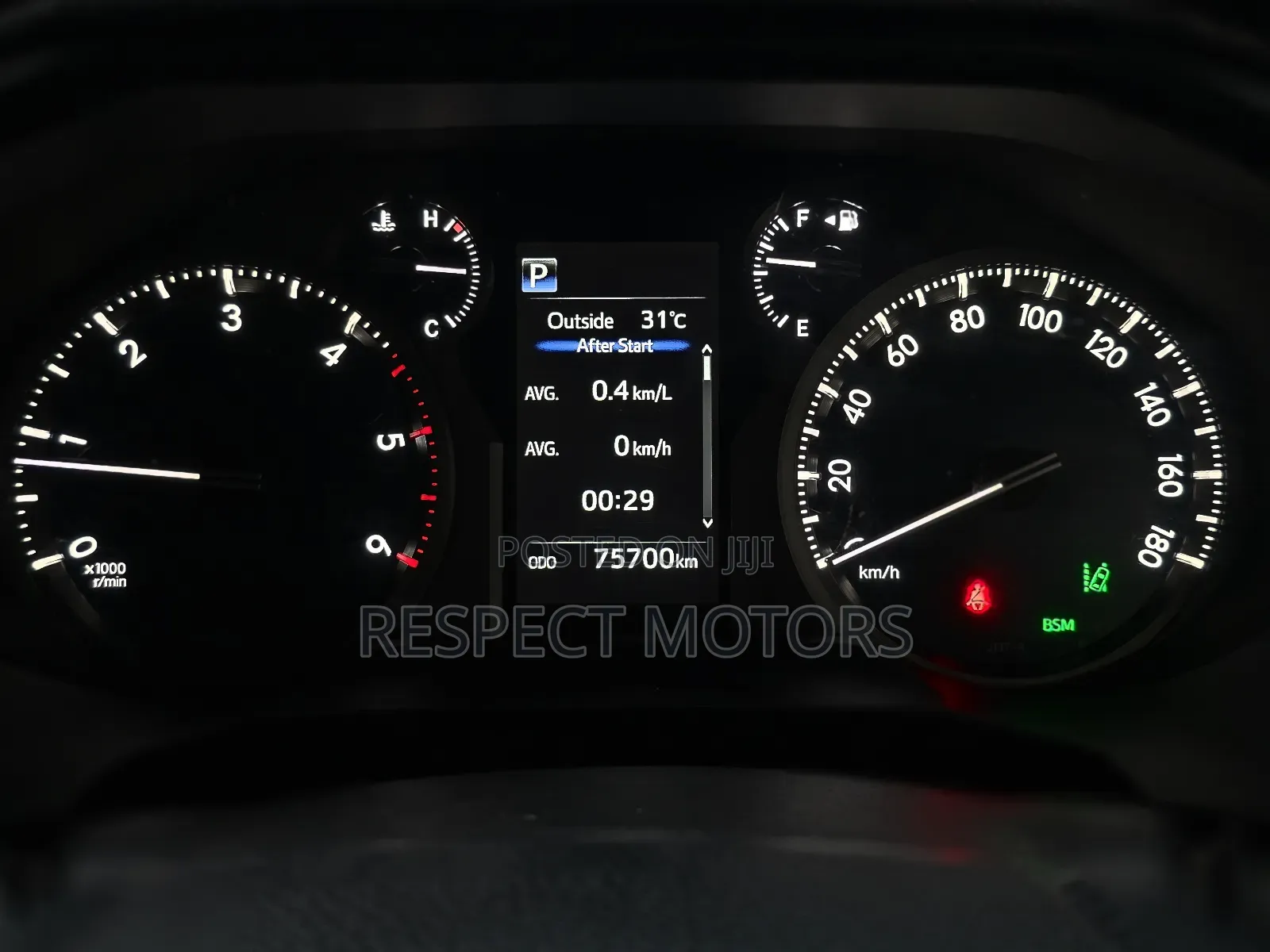Toyota Land Cruiser Prado 2019 Matt Black