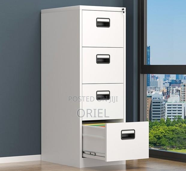 Office Cabinet : Office 4-Drawer Steel Filing Cabinet
