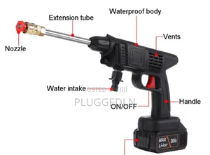 Wireless High Pressure Car Wash Water Gun