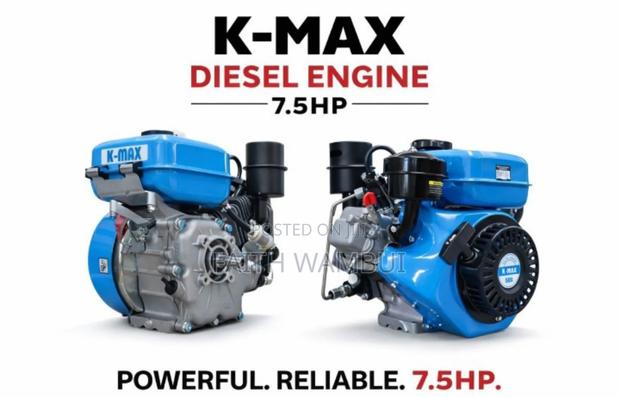 Professional K-Max Diesel Engine 7-5hp Machine