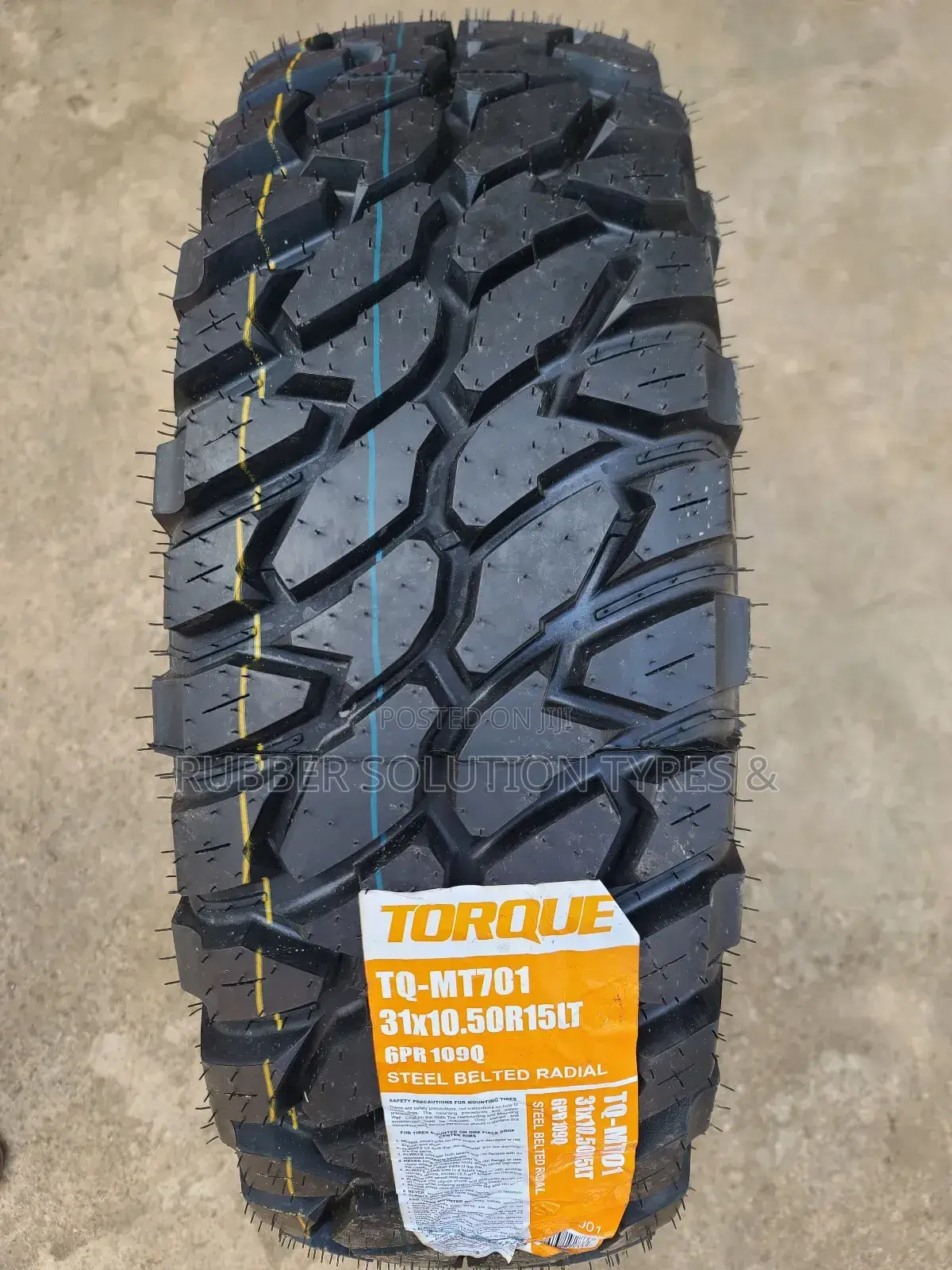 31x10.50 R15 Torque Tyres T.Q-mt701 Mud-Terrain
