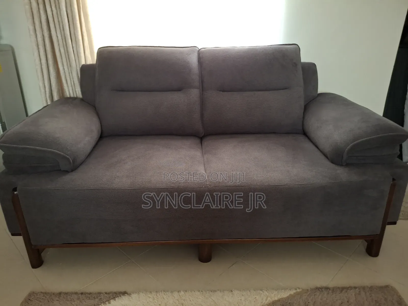 6 Seater Pure Mahogany Sofa Set