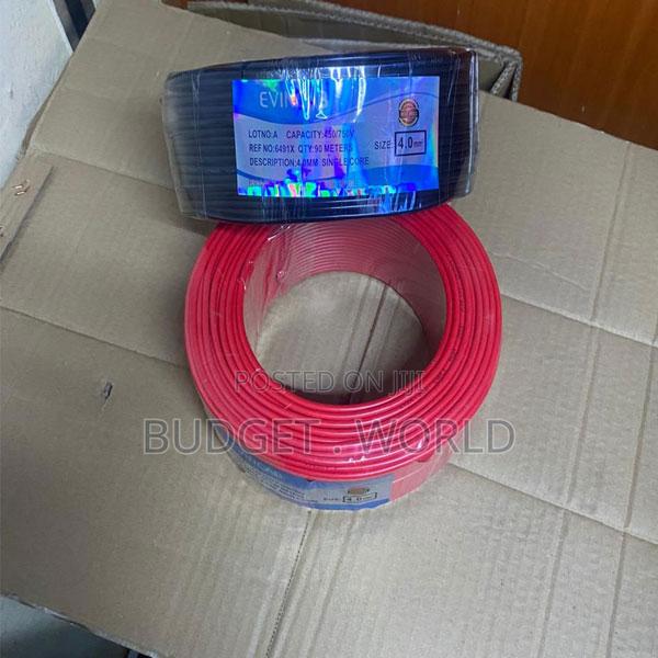 6.0mm Single Core Electrical Cable – High Quality Flexible Copper Wire - main view