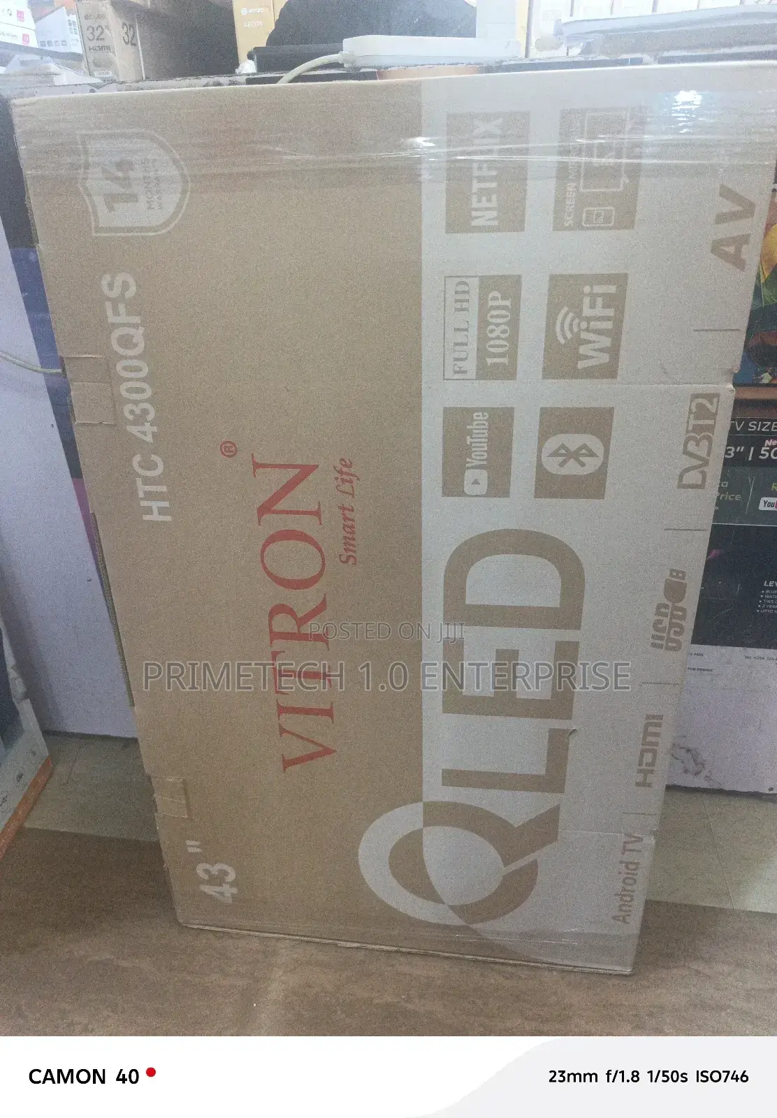 Vitron 43 Inches Qled -HTC-4300qfs Tv