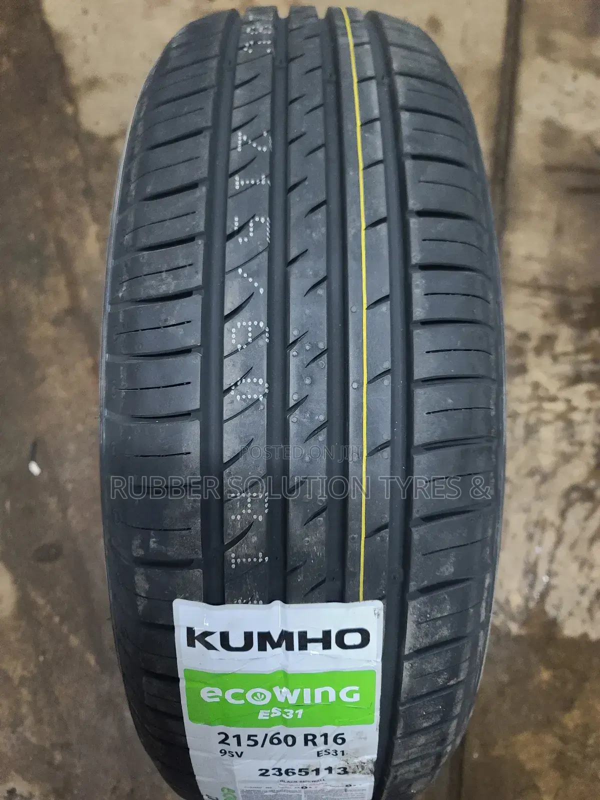 215 /60 R16 Kumho Tyres 95 v Ecowing Es31