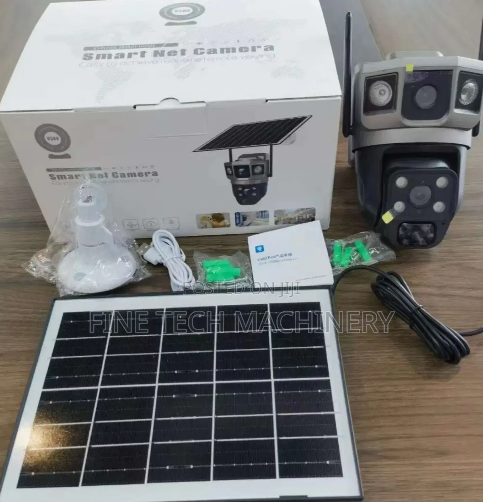 Quality 4g Dual Lens V380 Solar Camera
