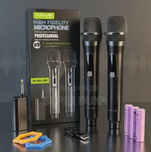 Calus Hi-Mic B5 Dual Wireless Professional Microphones - 50m Range.