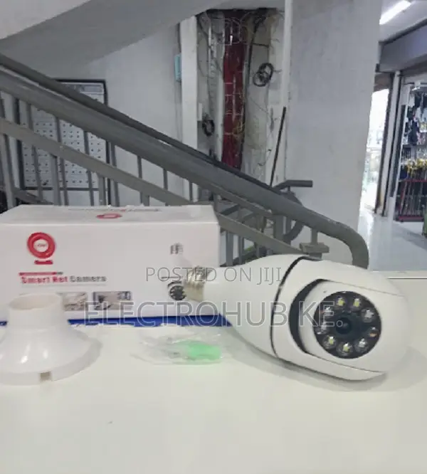 Two-Way Audio Bulb PTZ V380 Nanny Camera