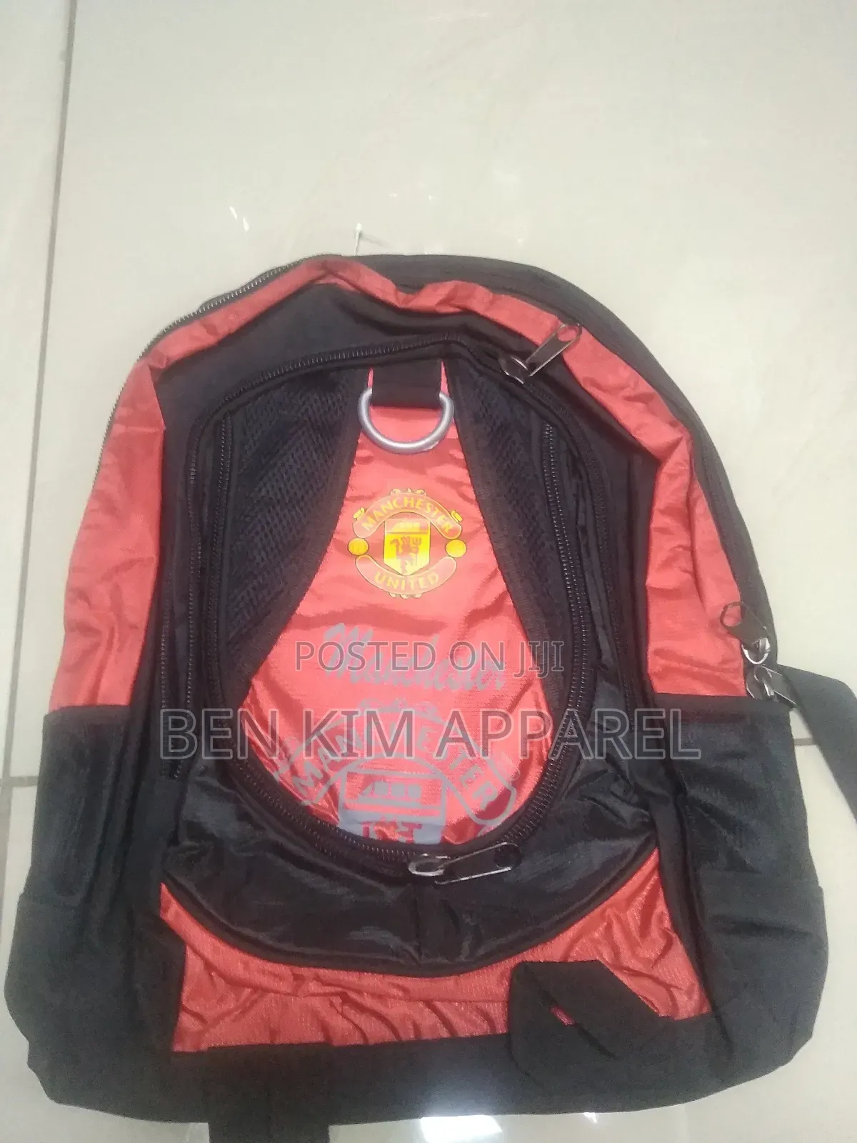 Manchester United Red Black Backpack 10 Litres
