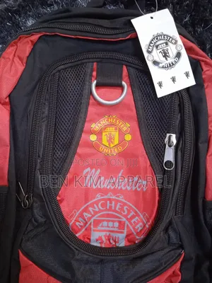 Manchester United Red Black Backpack 10 Litres