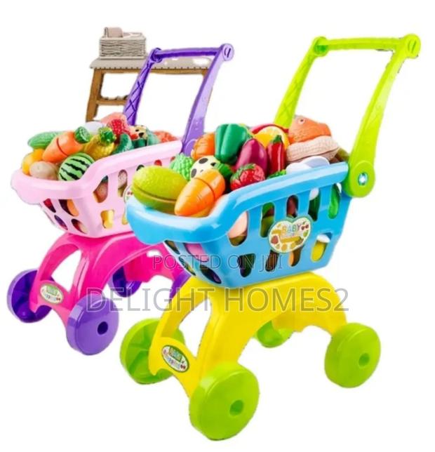 Kitchen Play House Shopping Trolley_sa
