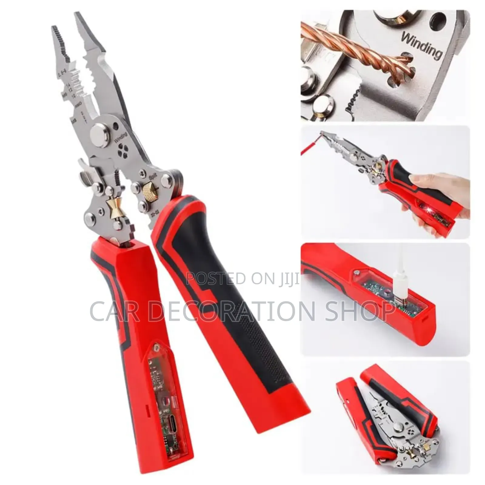 Upgraded Foldable Professional Wire Stripping Electrician Pliers