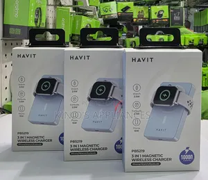 Havit Pb5219 *3 in 1* 10000mah 20w *Magnetic Wireless* Power Bank