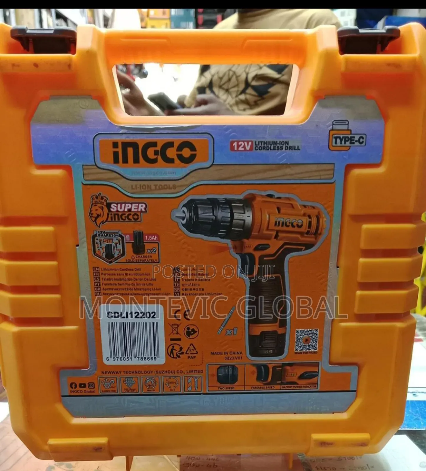 Ingco 12v Cordless Drill