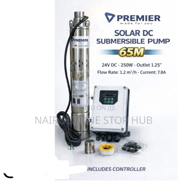 Premier Solar Dc Submersible Pump – 65m