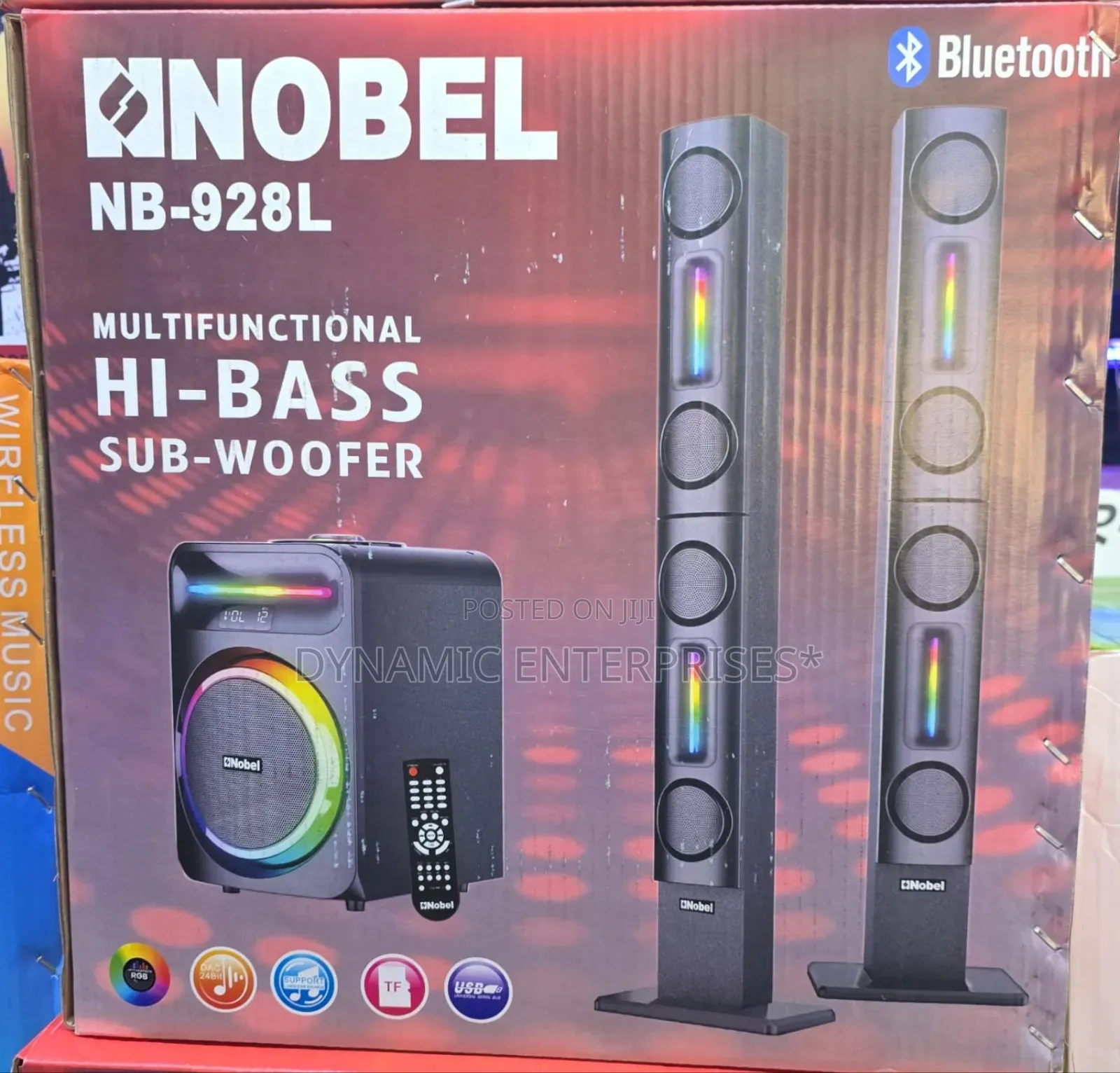 Nobel Nb-928l Hi Fi Tall Boy Multifunctional Subwoofer System