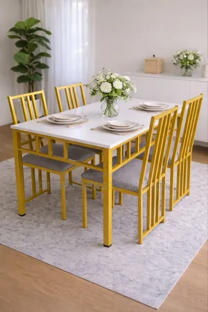 *Lex 4-Seater Dining Table Set