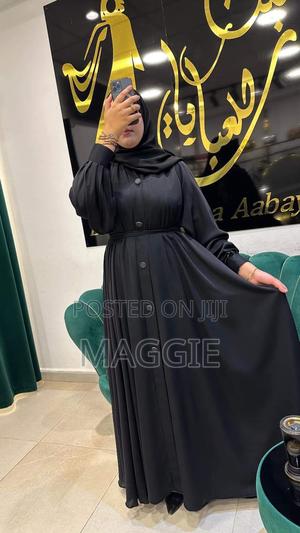 Black Ambaya + Scarf - thumbnail 2