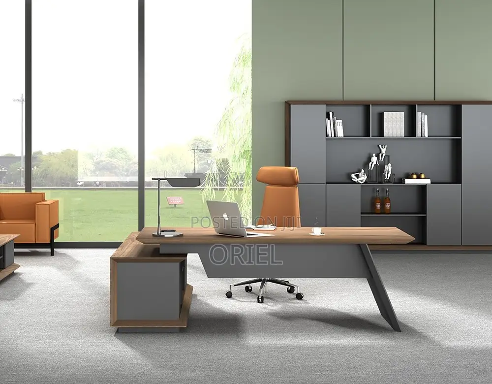 Office Desk : 1.6m Office Boss Executive Desk