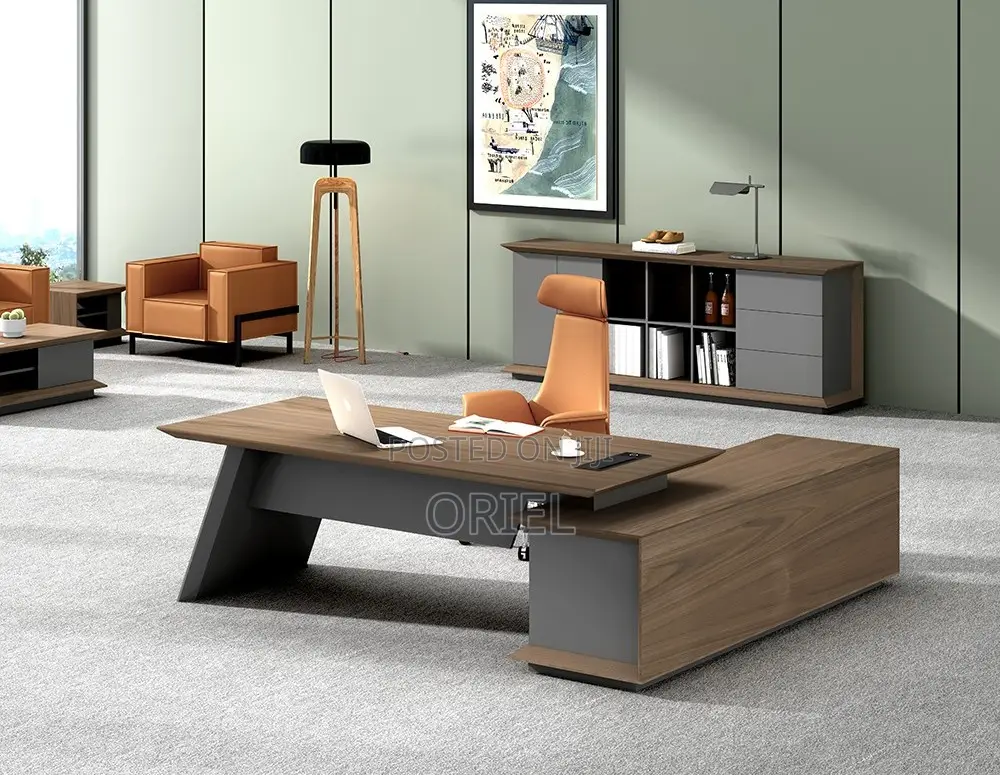 Office Desk : 1.6m Office Boss Executive Desk