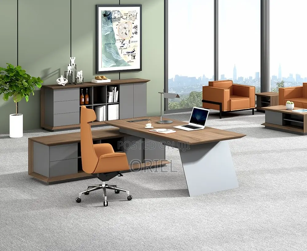 Office Desk : 1.6m Office Boss Executive Desk
