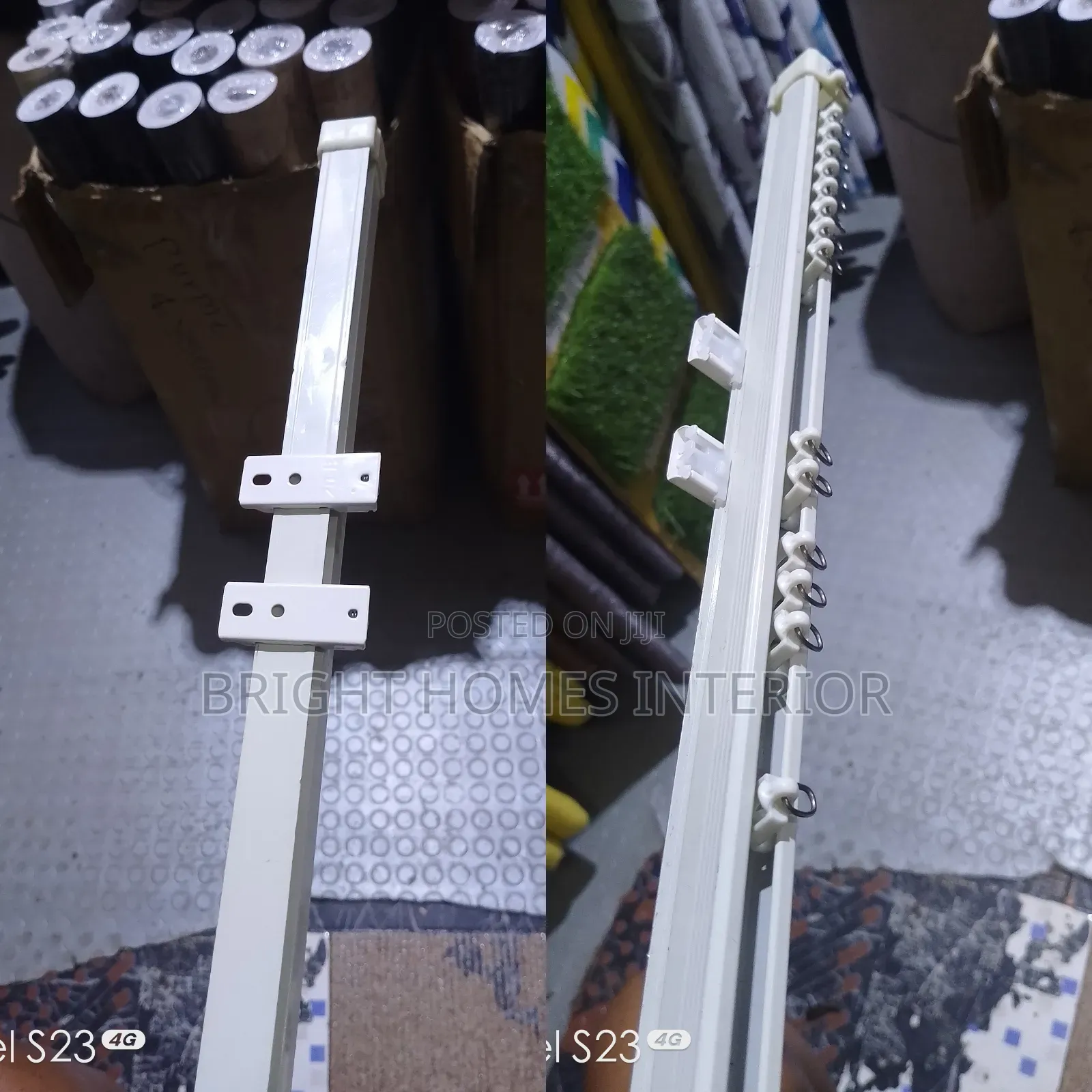 Single Straight Rails Available Window Rail