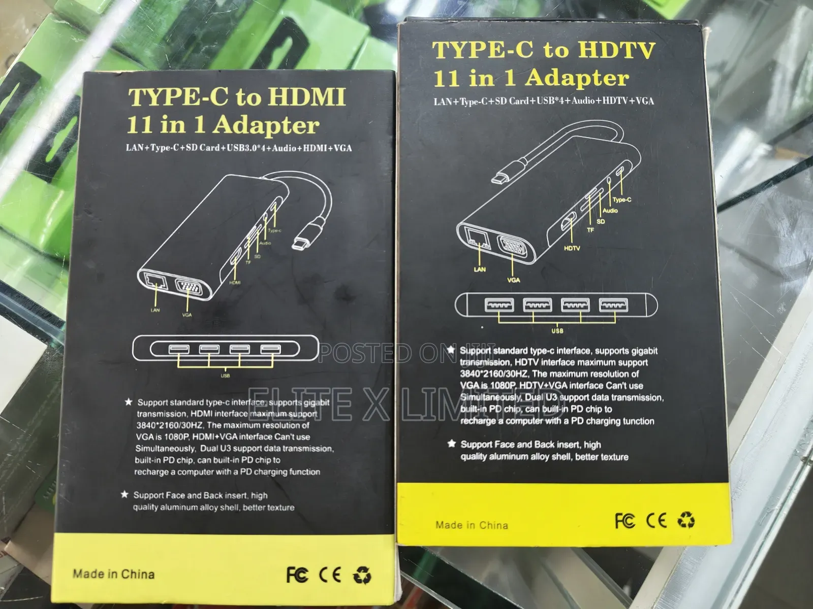 Type-C to Hdmi 11 in 1 Hub Adapter