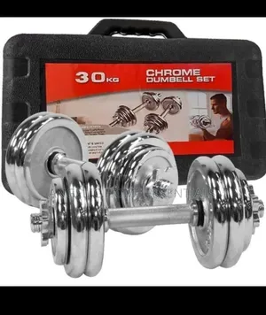30 Kg Chrome Dumbells