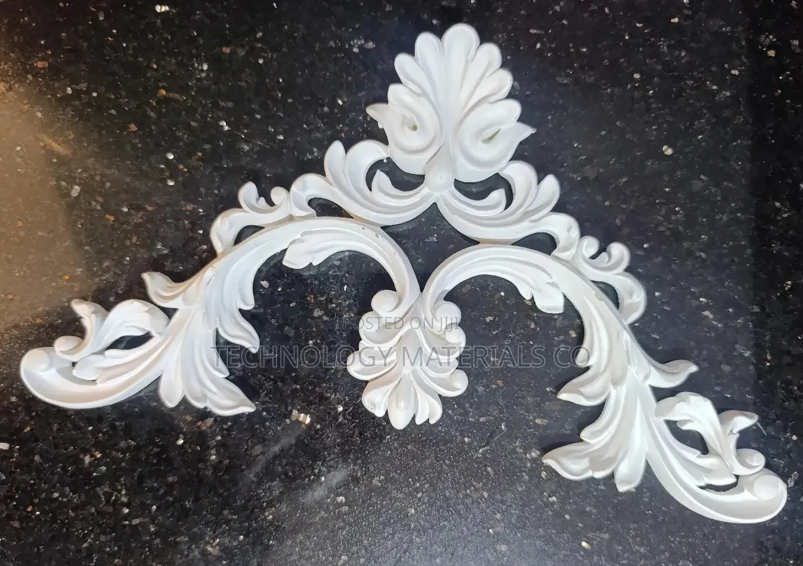 Luxury 1 Inch Pu Floral Wall Applique – Decorative Wainscoting Panel