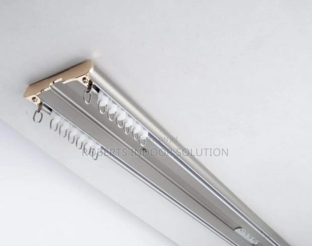 Versatile and Stylish Double Curtain Track